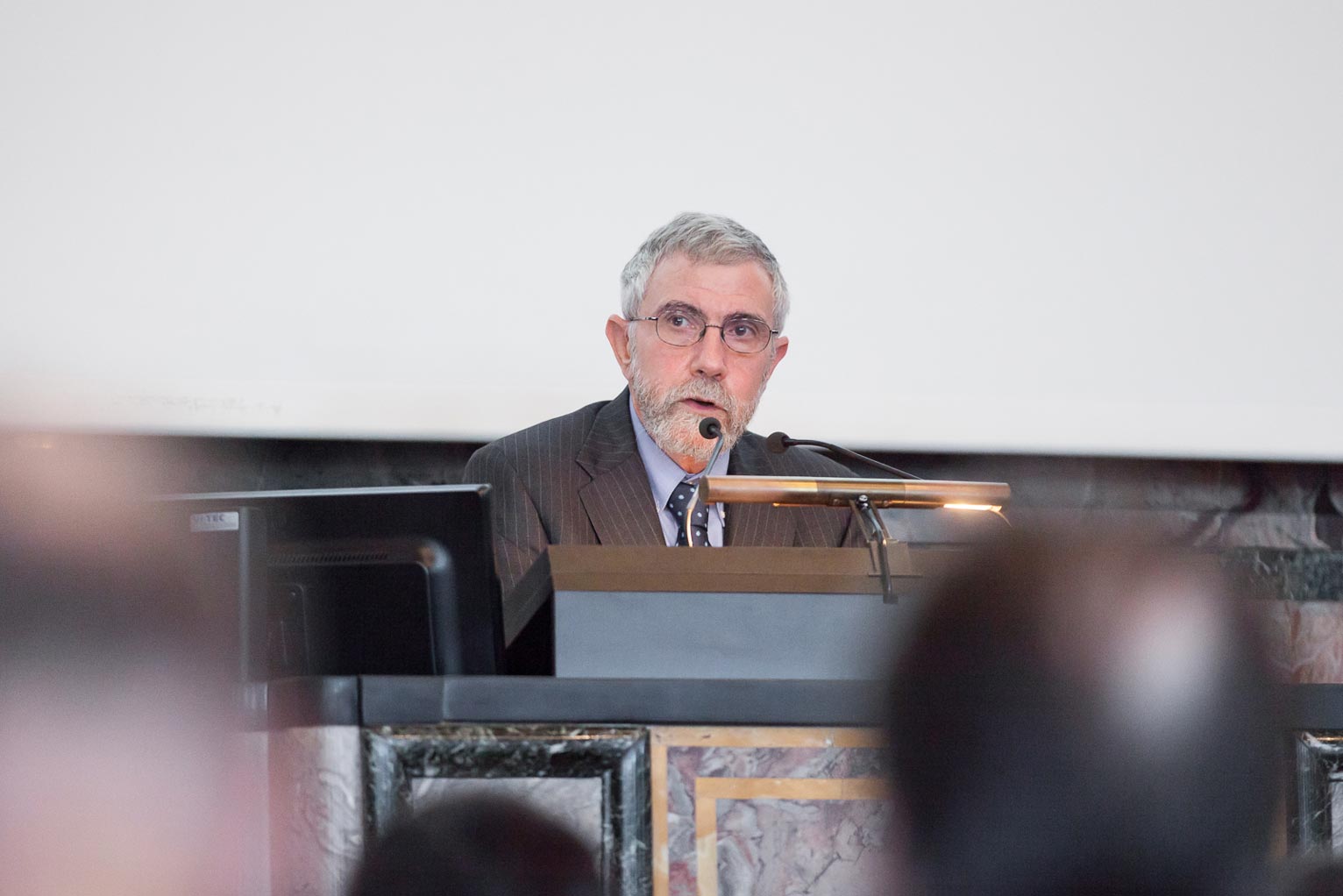 Paul Krugman received the Nobel Memorial Prize in Economic Sciences for his work on international trade theory in 2008.