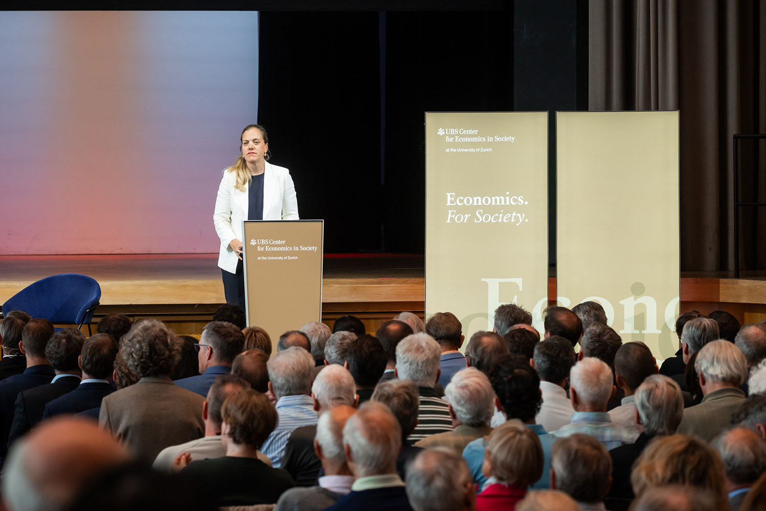 Botschafterin Alexandra Baumann, Chefin der Abteilung Wohlstand und Nachhaltigkeit des EDA