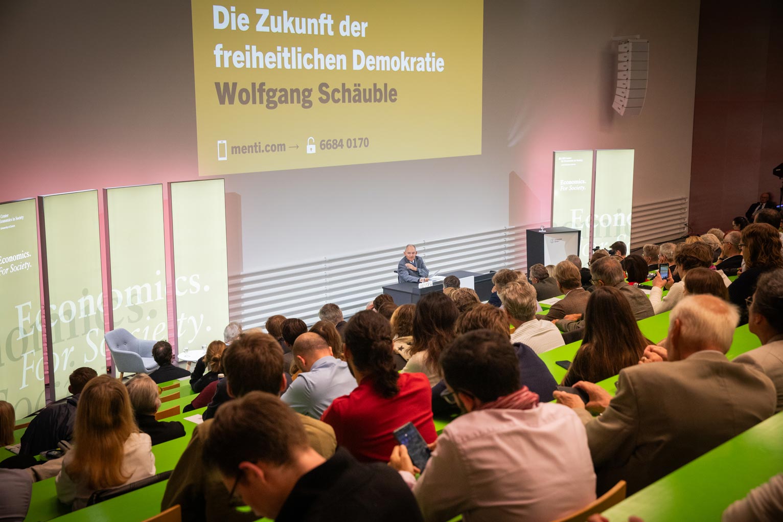 Dr. Wolfgang Schäuble at the UBS Center Opinion on 24 October 2023