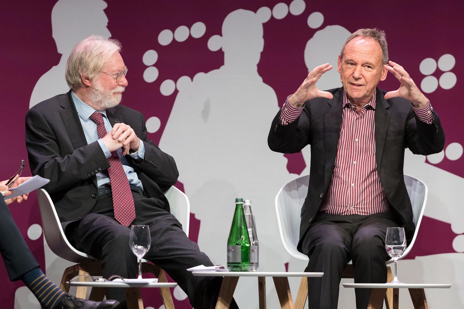 Sir Paul Collier and journalist Alan Posener discussed the cultural foundations for a prosperous society.