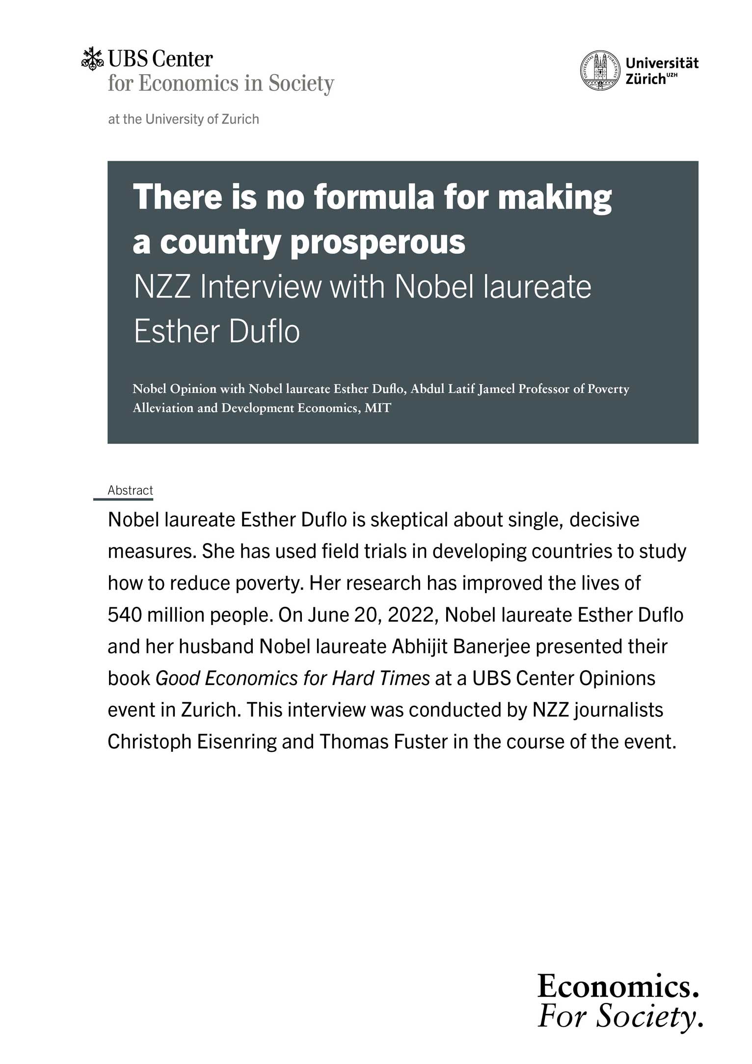 Nobel_Opinions_Duflo_Interview
