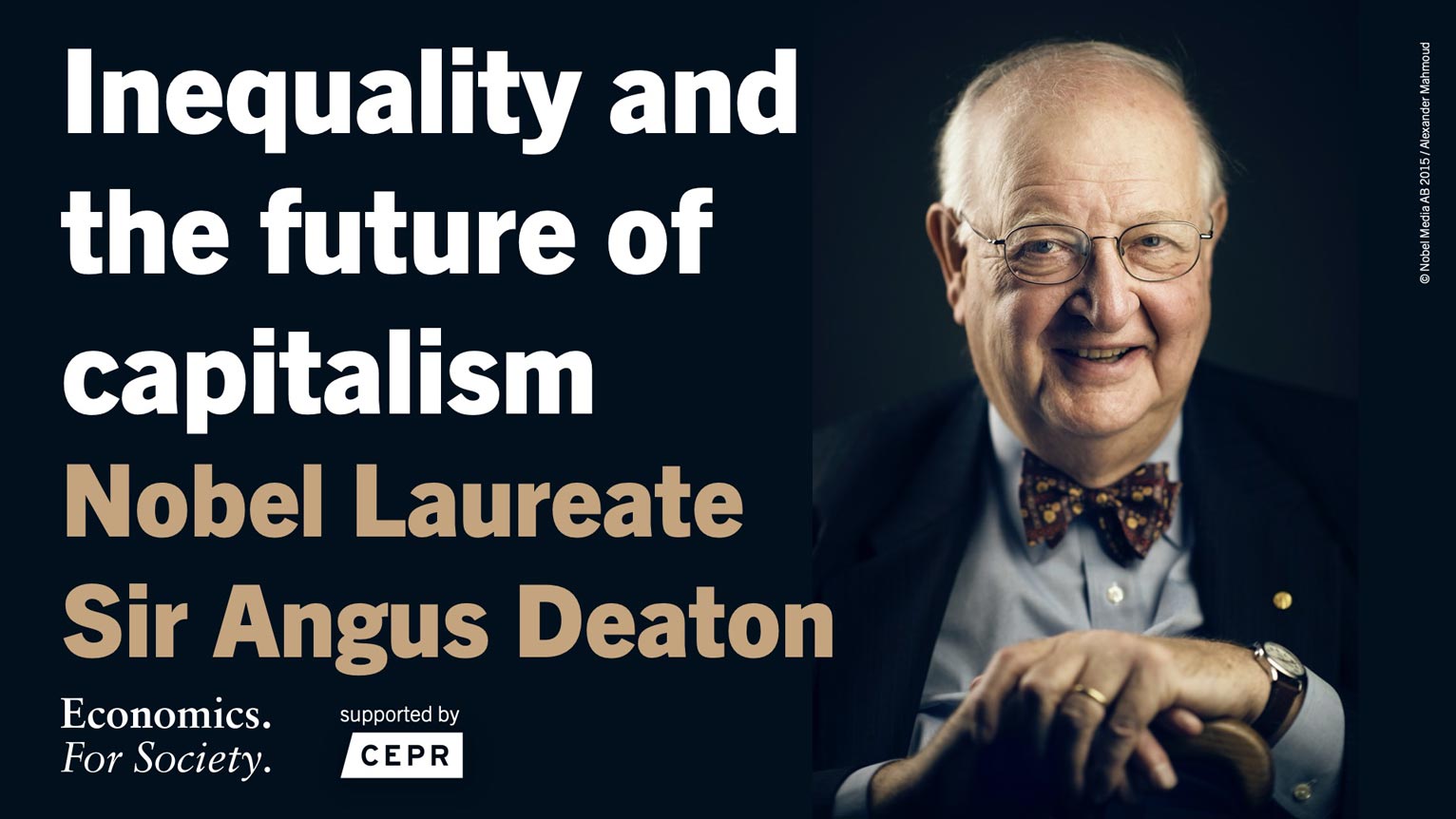 Keynote by Nobel laureate Sir Angus Deaton