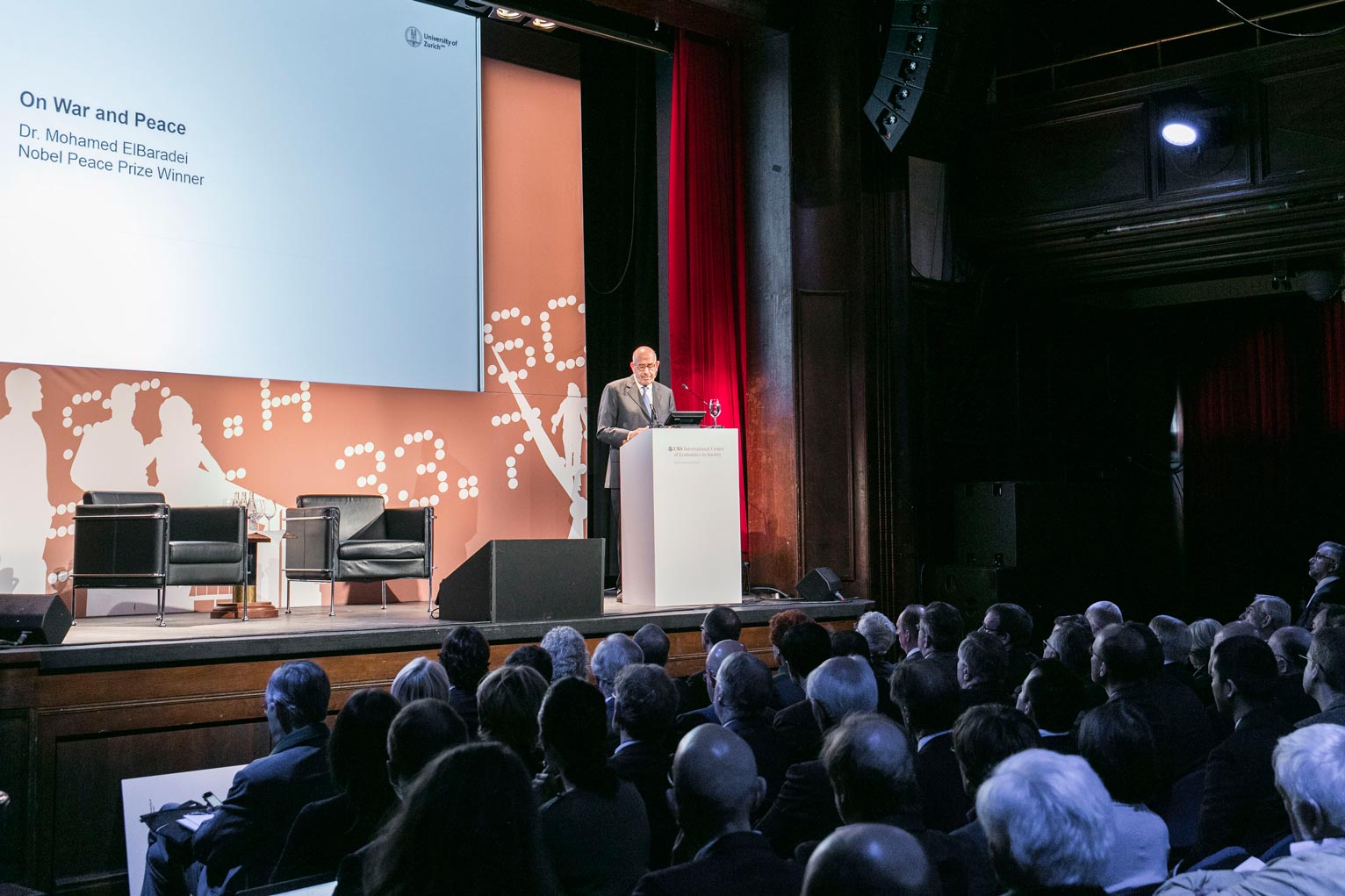 Mohamed ElBaradei during his keynote lecture