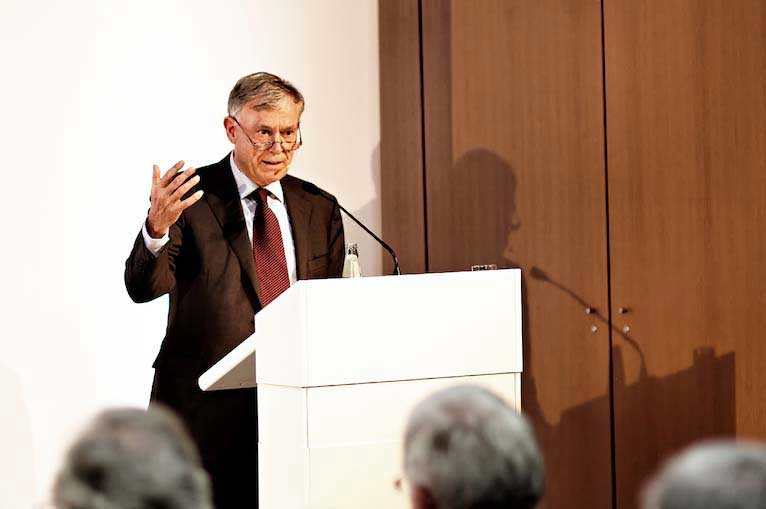 Prof. Horst Köhler speaks at the UBS Center Event in Frankfurt